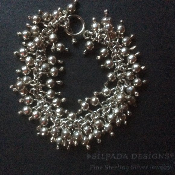 Silpada Jewelry - Silpada Designs Fine Sterling Silver Jewelry Heavy Cha Cha Braclet .925 Silver